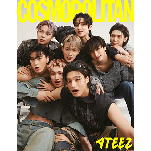 COSMOPOLITAN MAGAZINE 2023.08 - ATEEZ COVER